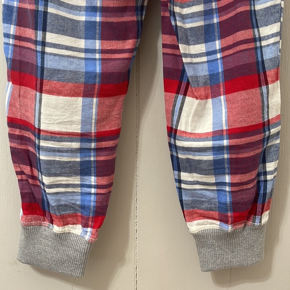 Aerie Jogger Plaid Flannel Pajama Pants - Picture 4 of 11